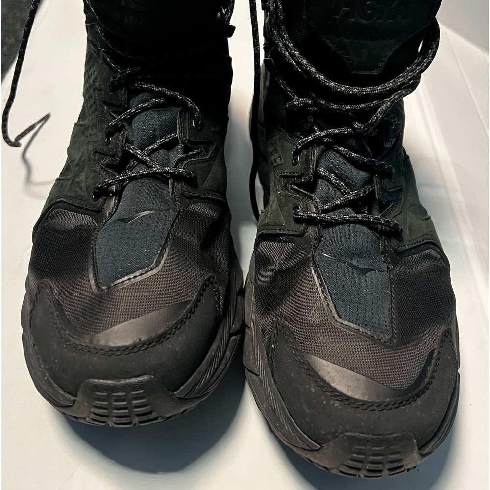 Hoka Men's Anacapa Mid Gore-Tex GTX Hiking Shoes LV5 Black with Box Size 11.5D.